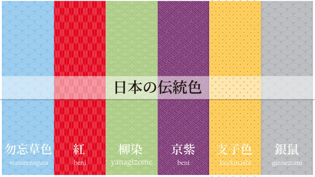 日本の伝統色を知るなら、和ごころの美